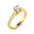 thumbnail image 2 of 1/2ctw Diamond Engagement Ring in 10k Yellow Gold, 2 of 2