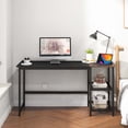 thumbnail image 5 of Costway 59" Computer Desk PC Laptop Workstation w/ Charging Station & Storage Shelves, 5 of 10
