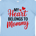 thumbnail image 4 of Inktastic My Heart Belongs to Mommy with Red Hearts Boys or Girls Toddler T-Shirt, 4 of 5