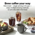 thumbnail image 3 of Hamilton Beach 7-in-1 Coffee Maker, Barista Coffee Machine, Black and Stainless, 3 of 12