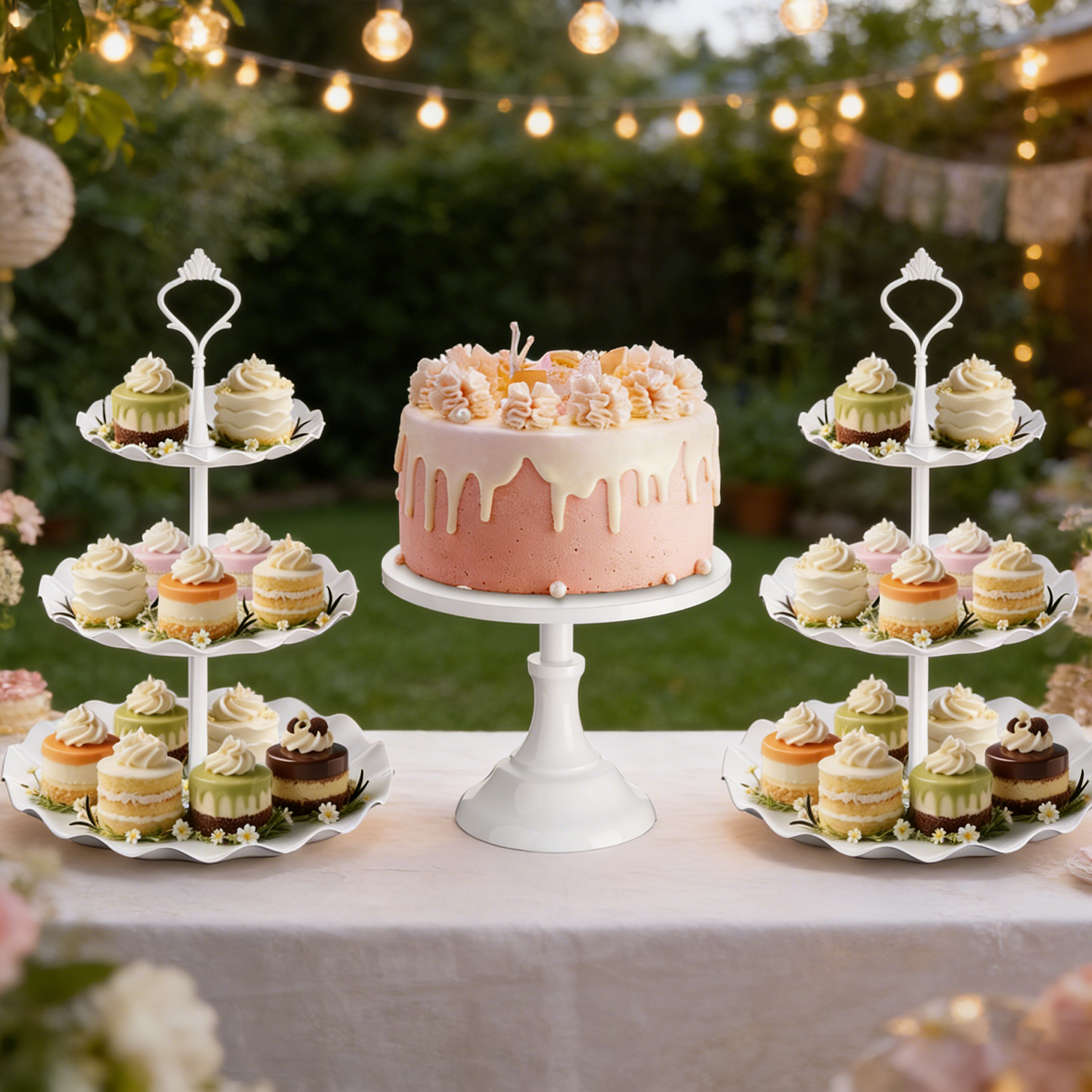 TINANA 7-Piece Dessert Stand Set photo 3