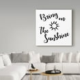 thumbnail image 3 of Trademark Fine Art 'Sunshine stencil Quote' Canvas Art by Art Licensing Studio, 3 of 3