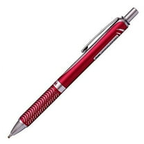 Pentel EnerGel Alloy RT Premium Liquid Gel Ink Pen 0.7mm Black Ink, Red Body, Medium Tip
