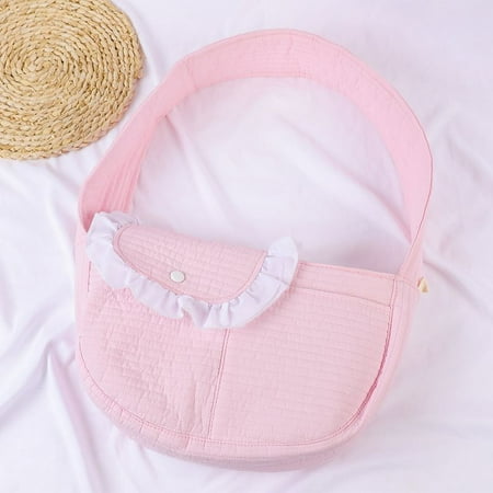 DDWD Bag Outgoing Portable Small Dog Backpack Pet Dog Crossbody Bag Large Capacity Internet Celebrity Single Shoulder Bag for