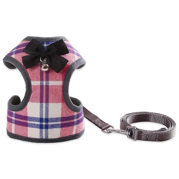Dog Harness Medium Size, Dog Harness Small, Dog Harnesses, Cat Harness with Lead, Dog Lead, Lead for Small Dogs, Pink, L, Pink Large.