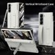 thumbnail image 3 of For Samsung Galaxy Z Fold 6 Slim Case Kickstand Wristband PC Phone Cover with Tempered Glass Film -, 3 of 5