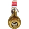 thumbnail image 6 of REVALVED PEX Full Port 1 in. Brass Ball Valve  Lead-Free Brass Water Valve, Shut Off PEX Connector  Max Pressure, 150 PSI WSP / 600 PSI WOG  Barb, Crimp Rings, Clamp Rings, 1 inch, 10 Pack, 6 of 7