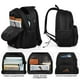 thumbnail image 2 of Mochila BIKROD negra para hombre y mujer, cuaderno escolar 15.6, 2 of 7