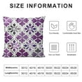 thumbnail image 5 of Shangniulu Throw Pillow Cases Geometric Accent Decorative Cushion Covers for Couch Sofa Farmhouse Decoration Deep Purple Grey White, 5 of 5
