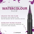 thumbnail image 3 of Watercolor Brush Pens, 48 Vibrant Soft Tip Coloring Markers W/ 2 Blending Brushes, Premium Art Supplies by Creativepeak, 3 of 7