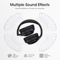 thumbnail image 2 of Auriculares Bluetooth YUMONDEAR Over Ear 80H Playtime negros, 2 of 8