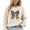 Sand Sweatshirt, variant on Ink Printed Image NOT Fabric and Pearls Camo Coquette Bow with Pearl Trim Sweatshirt Gray Sweatshirt Adult Small