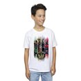 thumbnail image 2 of DC Comics Garçons Noir Adam JSA Insigne d'Or T-Shirt, 2 of 4