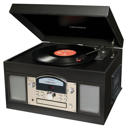 CR6001A Archiver Black Record/CD/Cassette Turntable