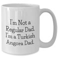 thumbnail image 2 of Amangny Turkish Angora Cat Dad Valentine's Day White Coffee Mug Funny Gift for Cat Lover Men Women, 2 of 6