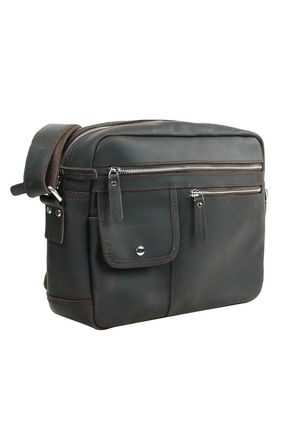 Full Grain Cowhide Leather Messenger Bag LM27.DB