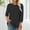 Black, variant on TAGOLD Womens Sweater Tops,Casual Plus Size Fall Tops Blouse for Womens,Women's Fashion Printed T-shirt 3/4 Sleeves Blouse Round Neck Casual Top Green XXL