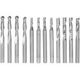 thumbnail image 1 of 5PCS 4-Flute End Mill Bits Carbide Tungsten Steel Milling Cutter Router Bits Rotary Bits Tool Straight Shank 6mm-8mm Double Edged Cutting Engraving Bits, 1 of 8