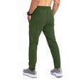 thumbnail image 5 of Army Green Sweatpants Mens with Pockets Gym Joggers Tapered - Pull up Athletic Pants for Workout Casual Track Pants 3XL, 5 of 9