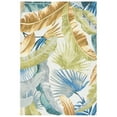 thumbnail image 4 of SAFAVIEH Barbados Banana Leaves Outdoor Area Rug, 8' x 10'5", Gold/Green, 4 of 10