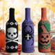 thumbnail image 2 of Cubierta decorativa para botella de vino de Halloween, adorno reutilizable de Halloween para vestíbulos de hoteles y restaurantes, 2 of 5