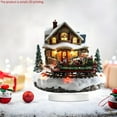 thumbnail image 4 of BNNG Christmas Village Gingerbread House Decorations - 2D Acrylic Table Decor, Collectible Ornaments, Festive Winter House Art for Holiday Season Decoration, 4 of 7