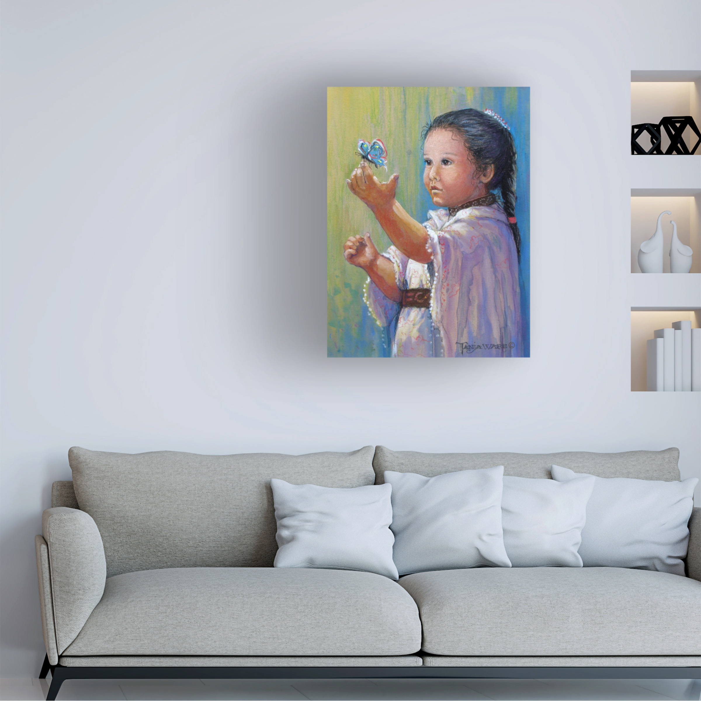 Tanja Ware 'Wonder' Canvas Art