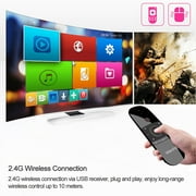 Wechip W1 2.4G Air Mouse Wireless Keyboard Remote Control Infrared Remote Learning 6-Axis Motion Sense w/ USB Receiver for Smart TV