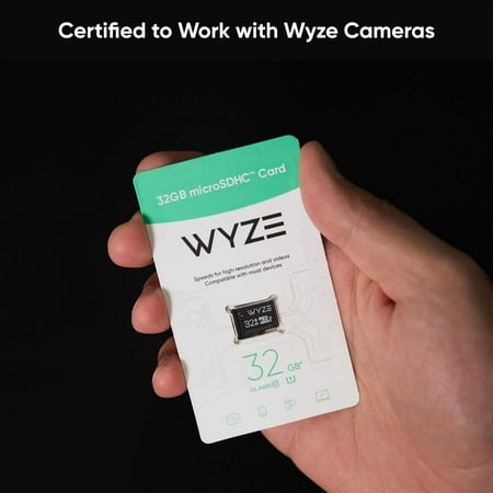 Wyze Expandable Storage 128GB MicroSDXC Card Class 10, Black