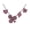 Purple, variant on Vegas 4 Suits Gamblers Luck Lucky Casino Crystal Rhinestone Pendant Necklace, Purple