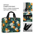 thumbnail image 4 of FORMRS 16" Laptop Bag Carrying Sleeve Case with Handle Travel Shoulder Briefcase, Orange Fruit, 4 of 8