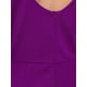 thumbnail image 5 of INSPIRE CHIC Vestido de cóctel para mujer sin mangas elegante con volantes y dobladillo dividido, vestido de fiesta de noche L púrpura, 5 of 6