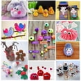 thumbnail image 3 of Pom Pom Maker, 4 Size Pom Pom Maker Pom Pom Knitter Needlework Yarn Knitting Tool DIY Kit (4), 3 of 5