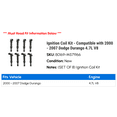 thumbnail image 2 of Ignition Coil Kit - Compatible with 2000 - 2007 Dodge Durango 4.7L V8 2001 2002 2003 2004 2005 2006, 2 of 2