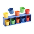 thumbnail image 2 of Kit de juego de combinación de colores, vasos coloridos educativos, desafío familiar para grupos, entrenamiento de memoria, pensamiento lógico, juego, 2 of 8