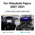 thumbnail image 4 of TPXINXIN for Mitsubishi Pajero 2007-2021 Android 12.3 inch Car Radio Multimedia Video Wireless Carplay Autoradio Stereo GPS Navigation Head Unit, 4 of 10