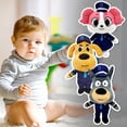 thumbnail image 2 of Muñeca Labrador Sheriff Muñeca de peluche Niños Lindo Juguete de dibujos animados Muñeca relajante, 2 of 6