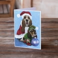 thumbnail image 2 of Caroline's Treasures Basset Hound Santa Christmas Greeting Cards with Envelopes, 5" x 7" (8 Count), 2 of 2