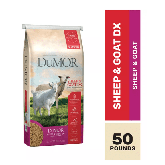 DuMOR Medicated Pelleted Sheep and Goat DX Feed 50 lb