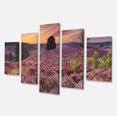 thumbnail image 2 of Blooming Heather at Dawn Panorama - Impression sur Toile Paysage, 2 of 3