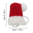 thumbnail image 2 of Christmas Pet Hat Caps for Hamster Parrot Bird Small Animals Santa Hats Pet Chicken Xmas Party Hat for Winter Christmas Holiday Party Costume Accessories Dress-up for Pets, 2 of 5