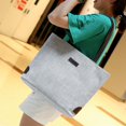 thumbnail image 3 of Sywqhk Bolsos De Lona De Moda Para Mujer, Bolso De Hombro De Compras Grande Informal (Gris) Sywqhk Para estrenar, 3 of 7