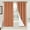 Orange, variant on 100% Blackout Curtains for Bedroom Thermal Insulated Linen Textured Curtains Heat and Full Light Blocking Drapes Living Room Curtains 2 Panel Sets, Orange, 52x72 Inch
