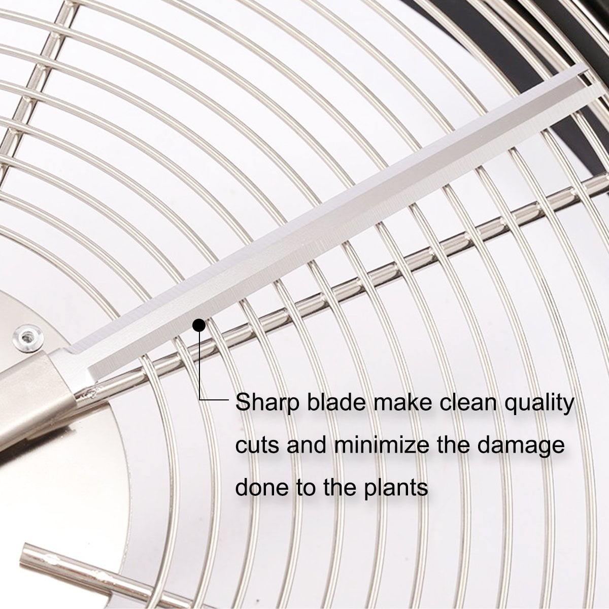 4-Pack 16 iPower Spin Clean Leaf Bowl Trimmer Replacement Stainless Cutting Blade 2 Serrated 2 Straight 