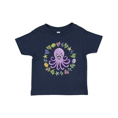 

Inktastic Octopus Cute Girls Outfit Gift Toddler Toddler Girl T-Shirt