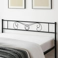 thumbnail image 5 of Queen Bed Frame Platform with Headboard and Footboard Metal Bed Mattress Foundation with Storage No Box Spring Needed Black (Queen), 5 of 8