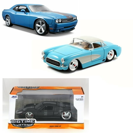 Best of Modern Muscle Cars - Set 49 - Set of Three 1/24 Scale Diecast Model (Best Affordable Muscle Cars)