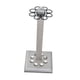 thumbnail image 2 of Soporte para tacos de billar, soporte para tacos de billar con capacidad para 8 tacos, estante de metal, accesorios, soporte de esquina, soporte para Plata, 2 of 8