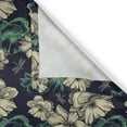 thumbnail image 4 of Ambesonne Vintage Window Valance, Blossoms Dragonflies, 54" X 12", Mint Green and Dark Blue, 4 of 5