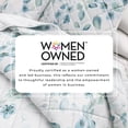 thumbnail image 5 of Floral Quilt Set - Lightweight, Soft, All-Season - 3-Piece Reversible Spring Bedding Set (King / California King, Blue / Green), 5 of 6